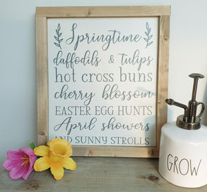 'Springtime' Framed Picture