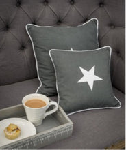 Load image into Gallery viewer, Grey Star Cushions