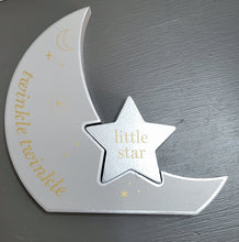 Load image into Gallery viewer, Wooden Moon Plaque