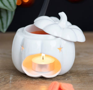 White Pumpkin Oil/ wax melt Burner