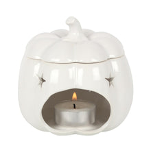 Load image into Gallery viewer, White Pumpkin Oil/ wax melt Burner