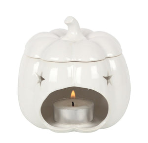 White Pumpkin Oil/ wax melt Burner
