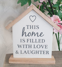 Load image into Gallery viewer, Wooden House Plaque