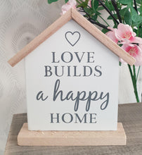 Load image into Gallery viewer, Wooden House Plaque
