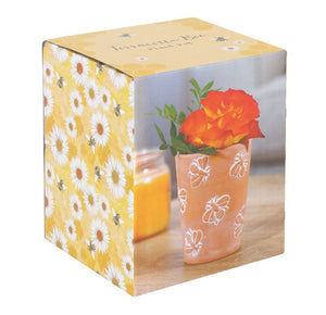 Bee Pattern Plant Pot