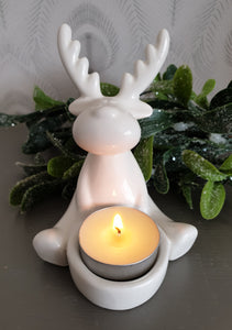 Reindeer tea light holder