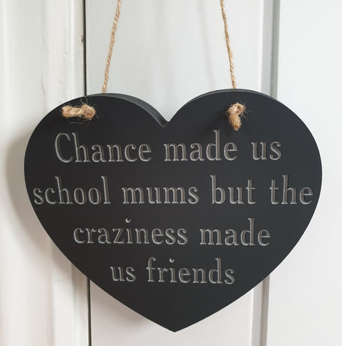 Handpainted heart plaque