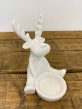 Load image into Gallery viewer, Reindeer tea light holder