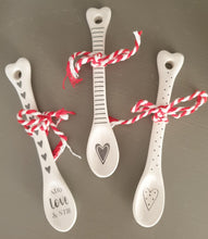 Load image into Gallery viewer, Ceramic Spoons - set of 3