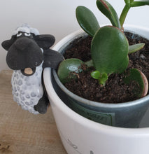 Load image into Gallery viewer, Ceramic sheep or cow pot hugger